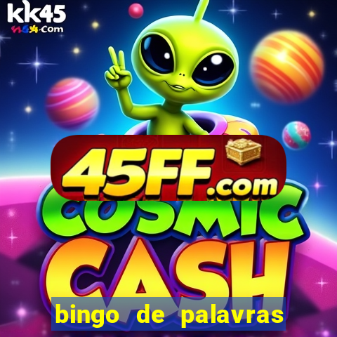 bingo de palavras de natal